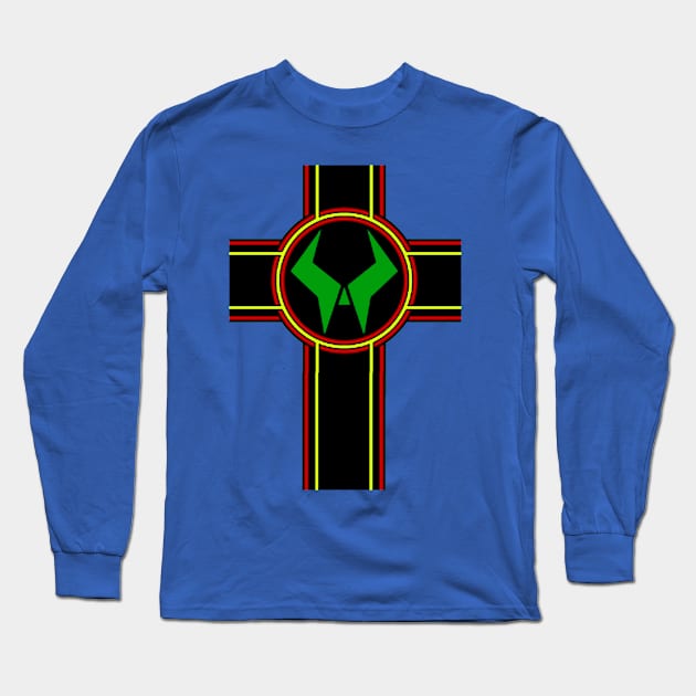 Doom Flag Long Sleeve T-Shirt by Karambola